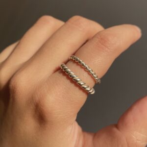 Anillo Curly Delgado